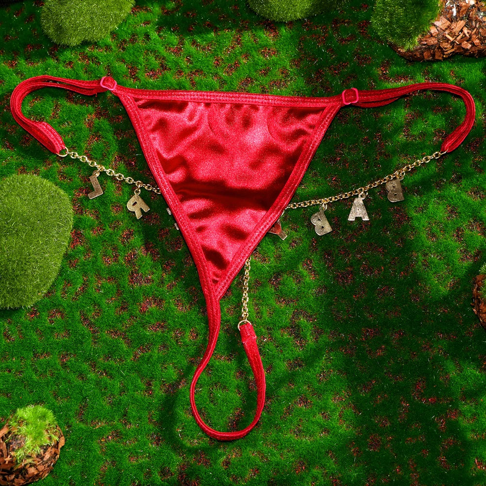 Sexy Custom Thong Adjustable Size