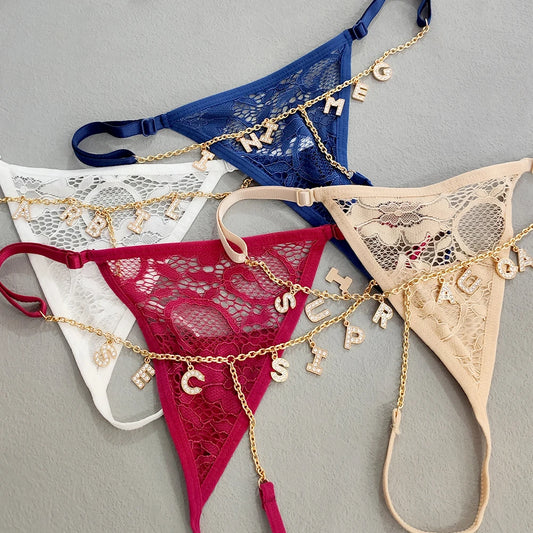 Size Adjustable Personalized Thong