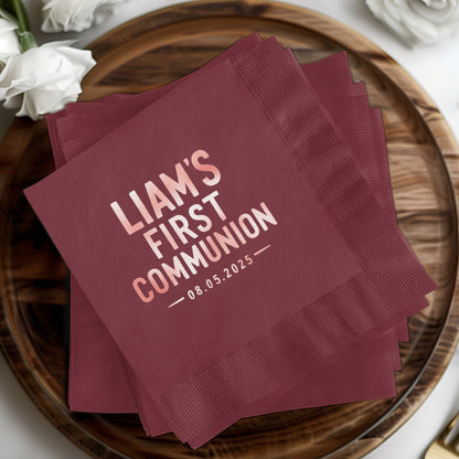 Liam's First Communion 08.05.2025 Napkin product