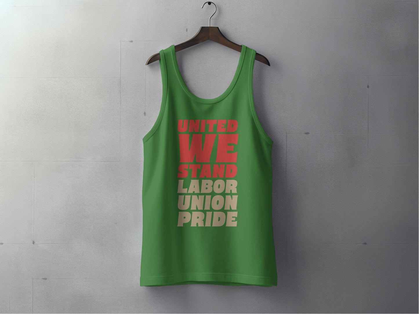 United We Stand Labor Union Pride Tank Top product type