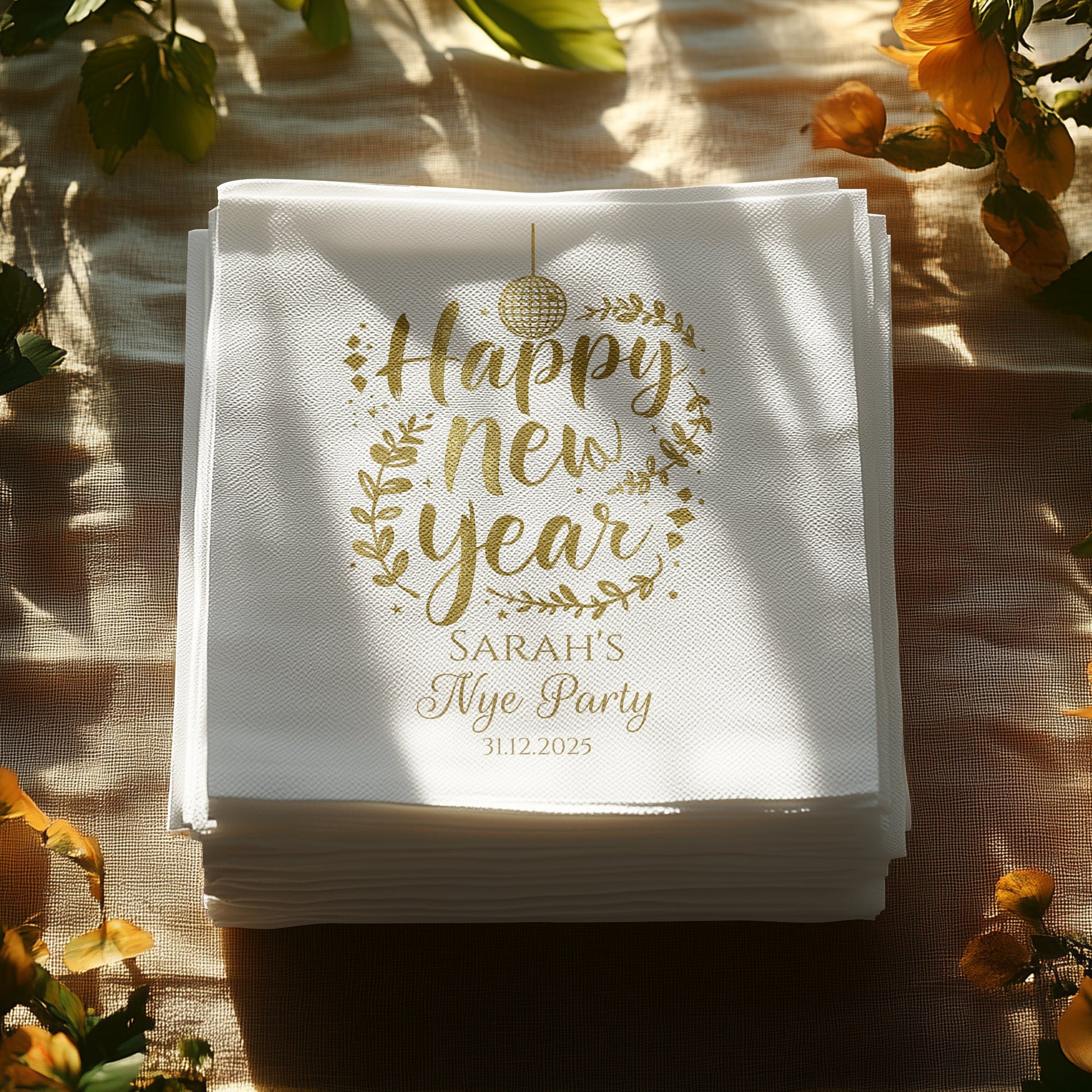 Happy New Year Custom Party Napkins product type