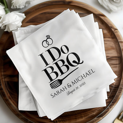 Wedding Celebration Custom BBQ Napkin product type