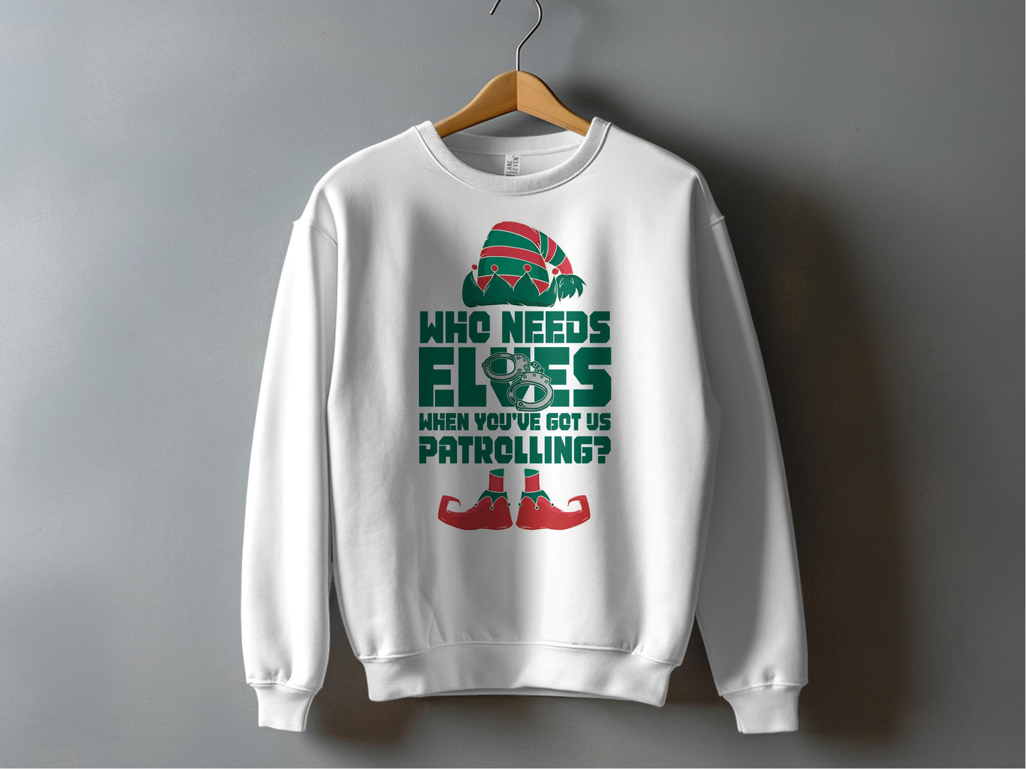Funny Christmas Elf Inspired Patrol Sweatshirt product type