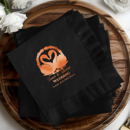 Elegant Custom Wedding Napkin Product