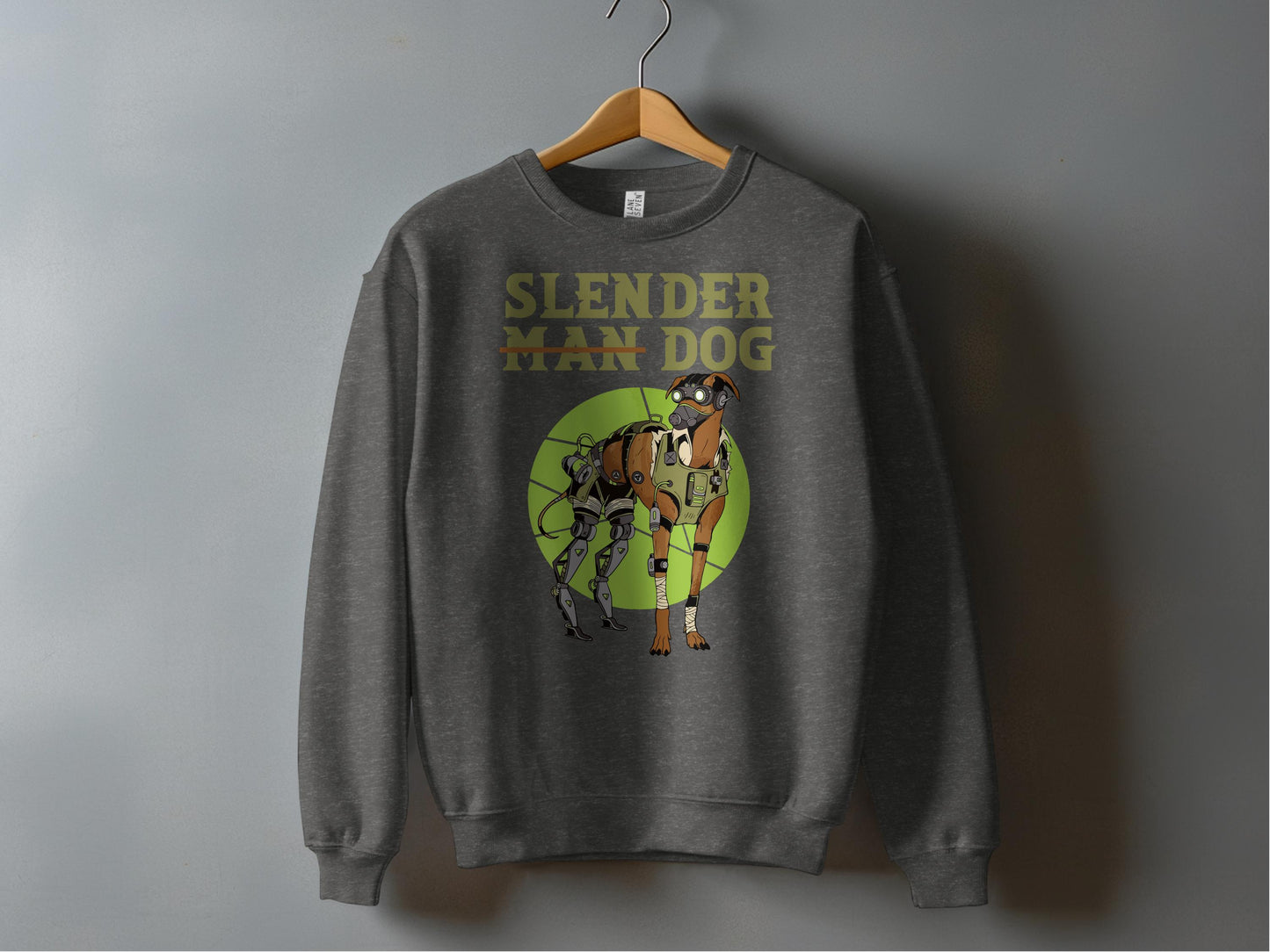 Slender Man Dog Graphic Print Sweatshirt product type