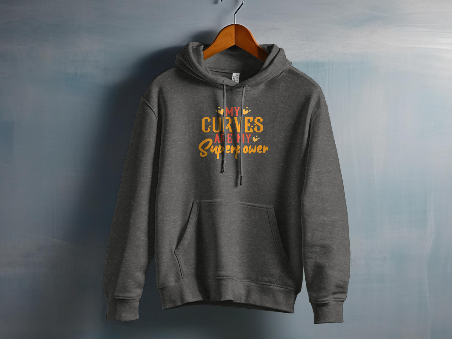 Embrace Your Curves Hoodie Superpower Graphic product type