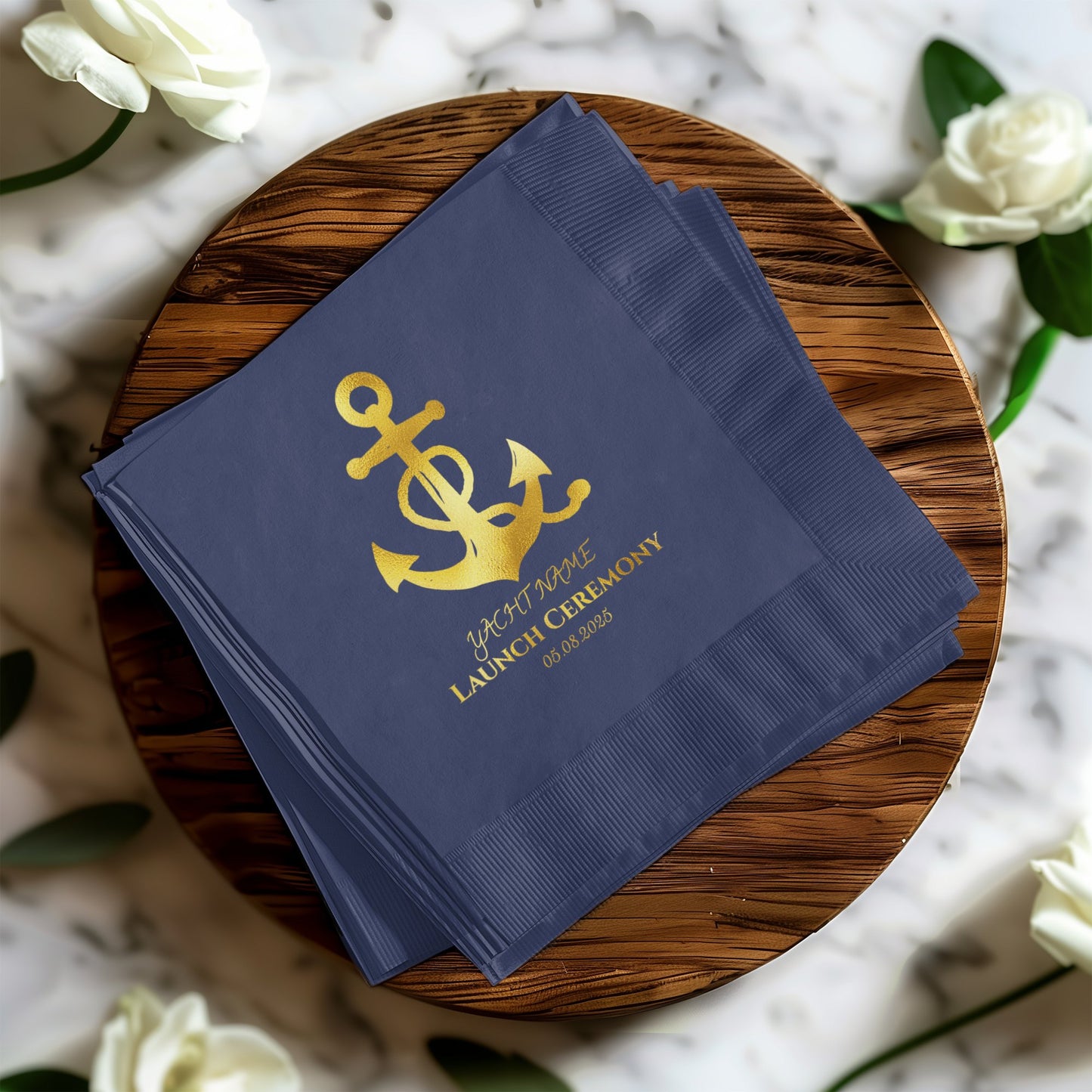 Yacht Party Launch Ceremony Custom Napkin product