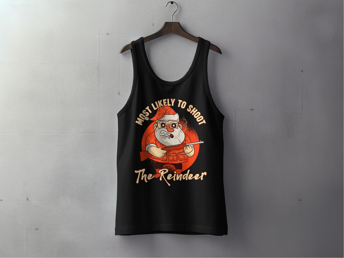 Most Likely To Shoot The Reindeer Tank Top product type