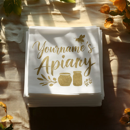 Custom Apiary Design Napkin product