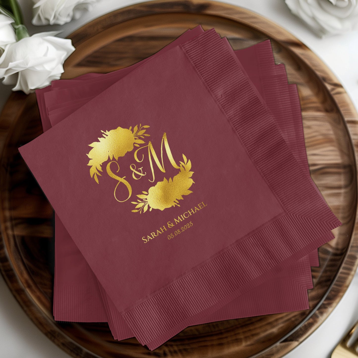 Personalized Wedding Napkins for Your Special Event product