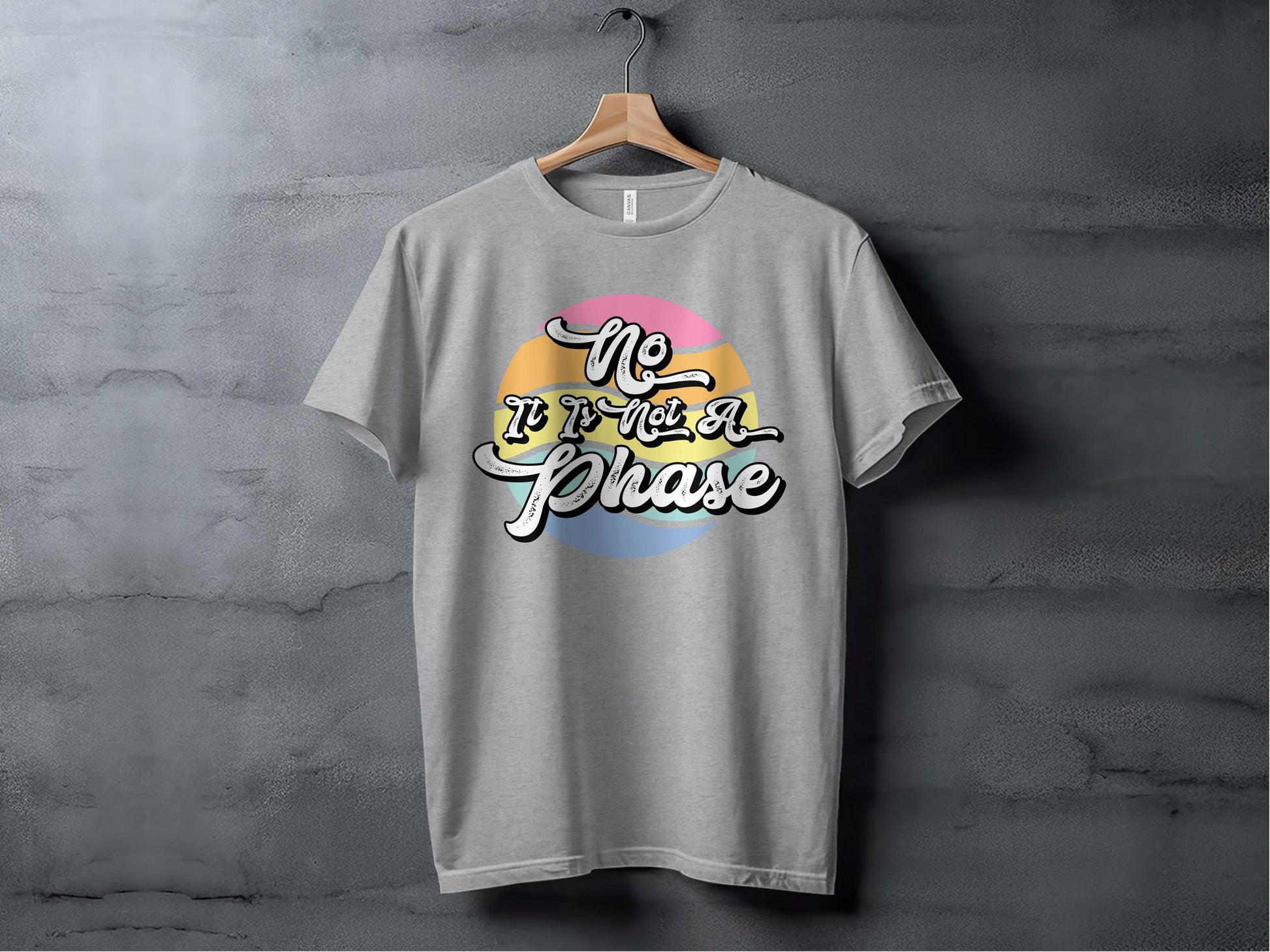 No It Is Not A Phase Grey Graphic Tee product
