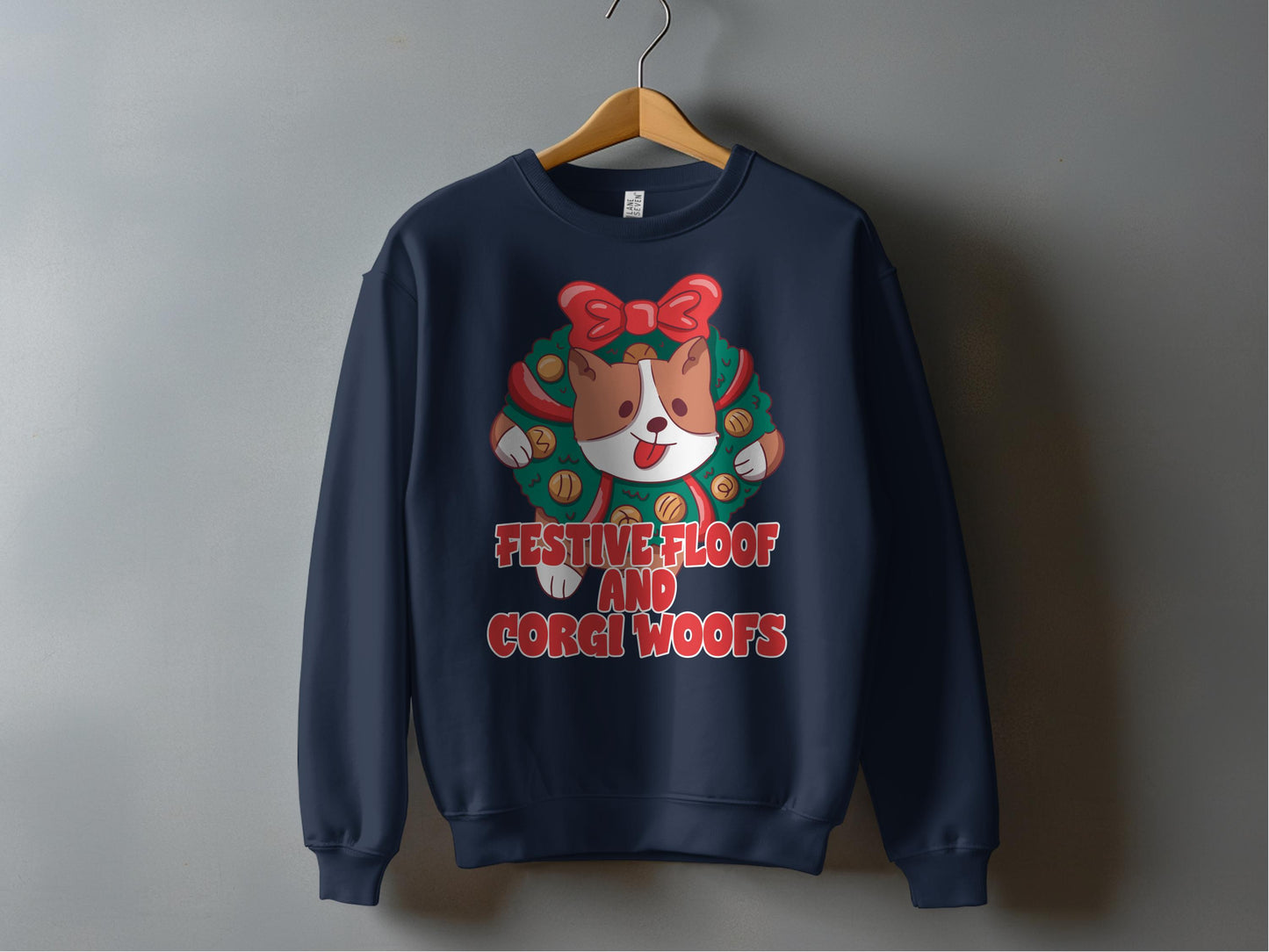Festive Floof and Corgi Woofs Sweatshirt product