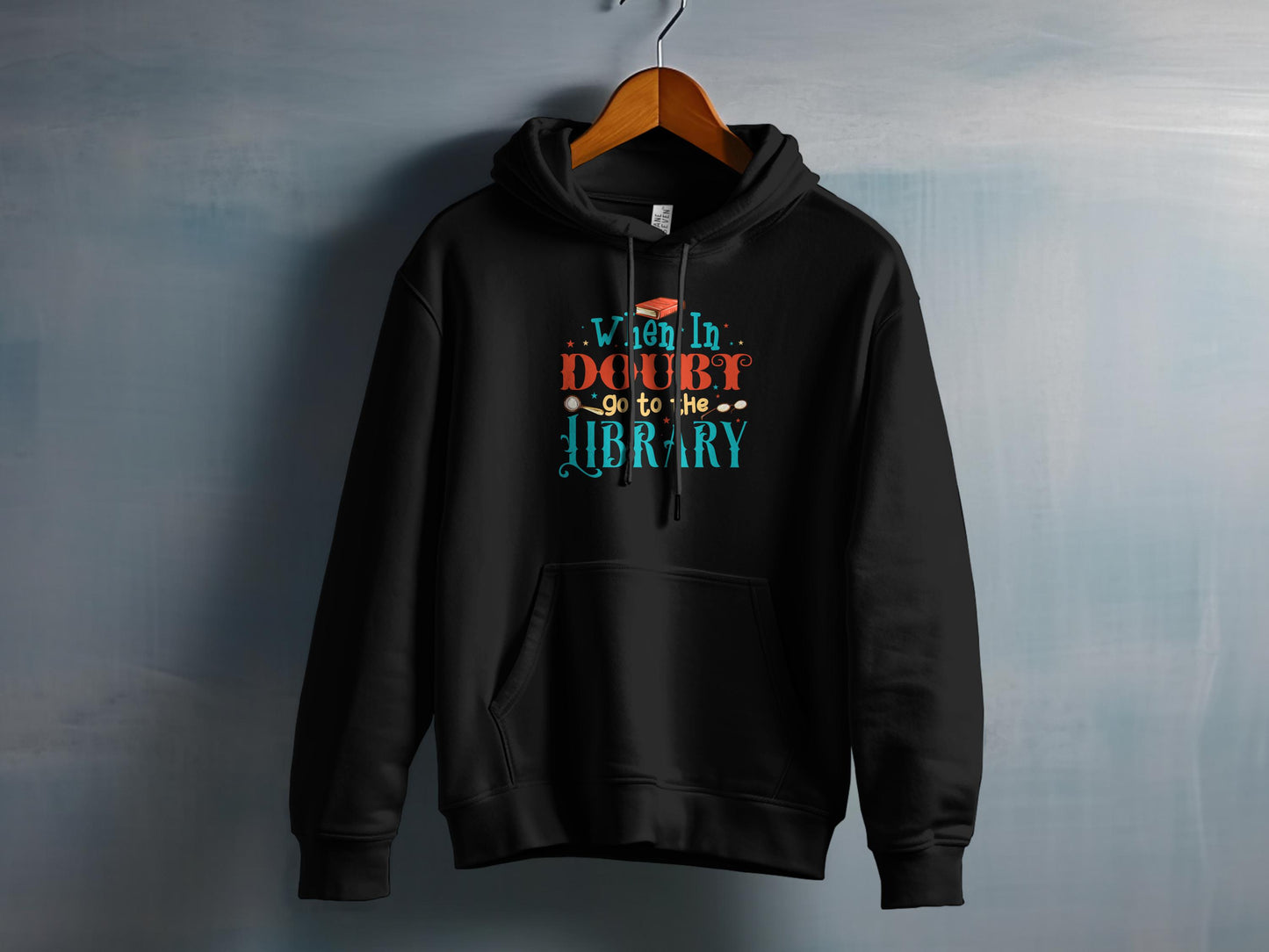 When In Doubt Go To The Library Hoodie product
