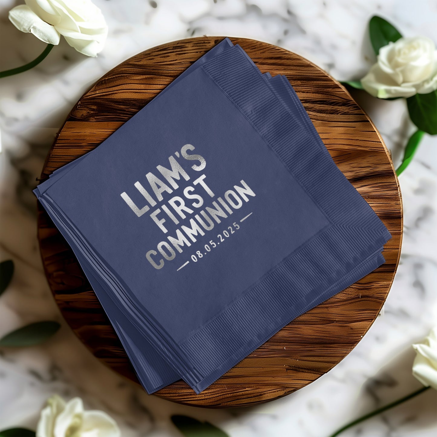 Liam's First Communion Custom Napkins product