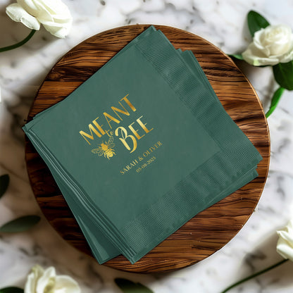 Meant To Bee Personalized Wedding Napkin product type