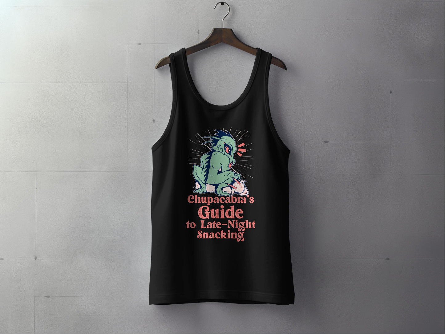 Chupacabra's Guide to Late Night Snacking Tank Top product