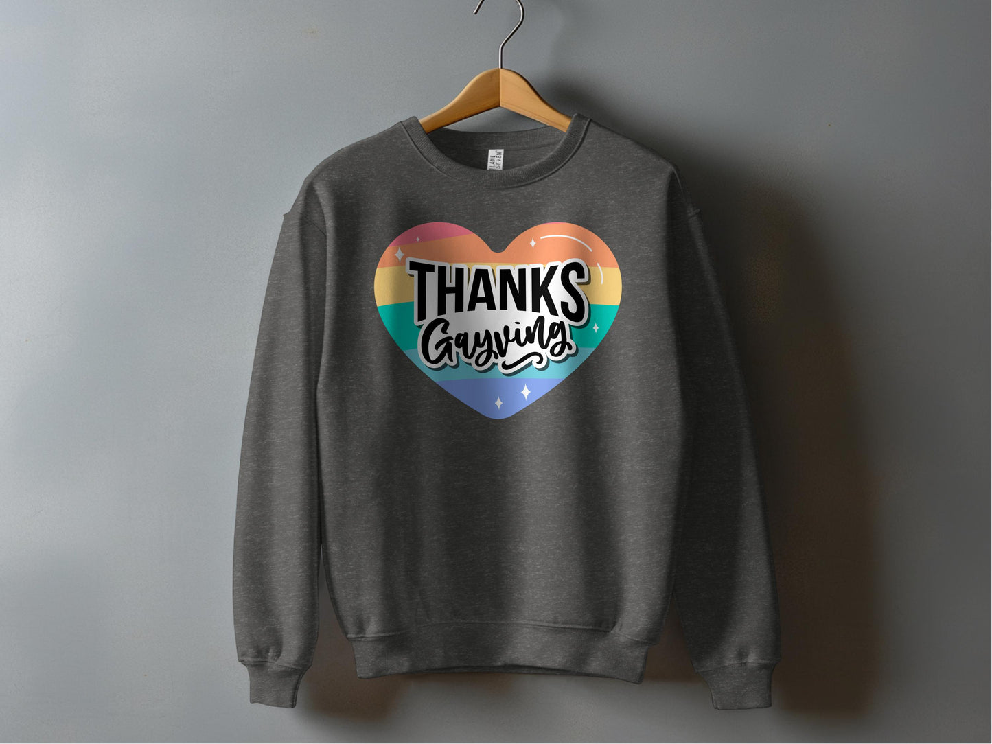 Thanks Granny Rainbow Heart Graphic Sweatshirt product
