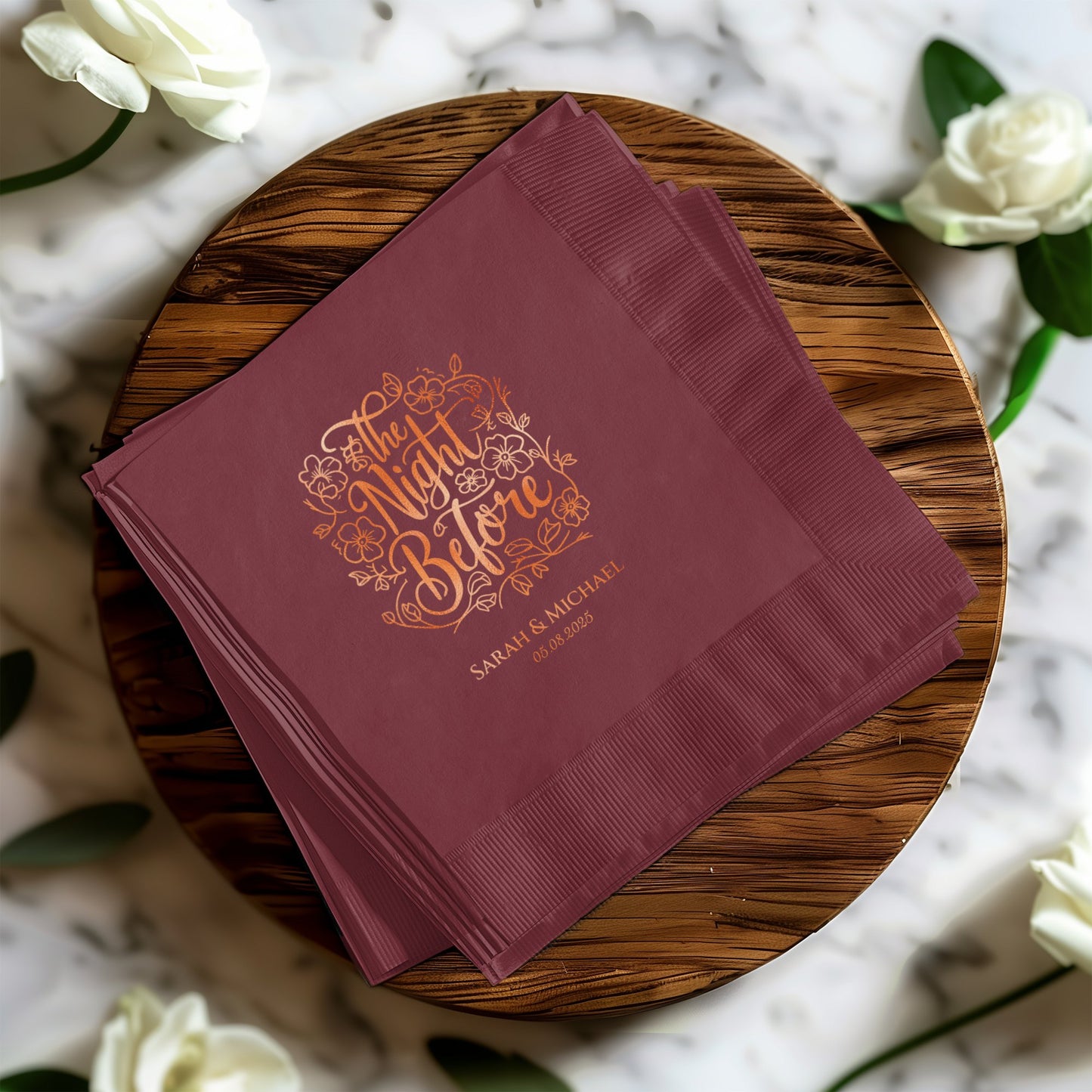 Personalized Night Before Wedding Napkin product