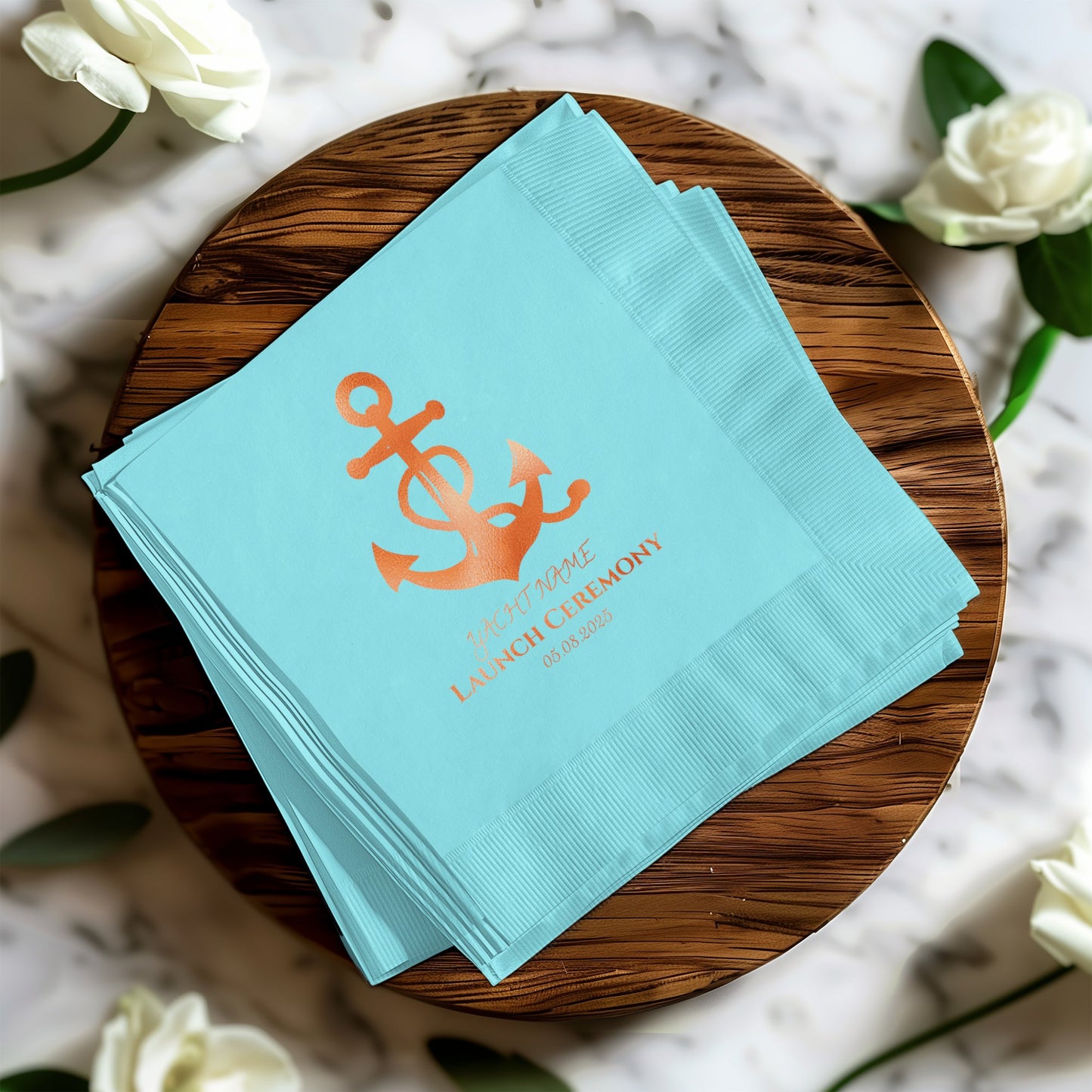 Anchor Design Launch Ceremony Napkins product