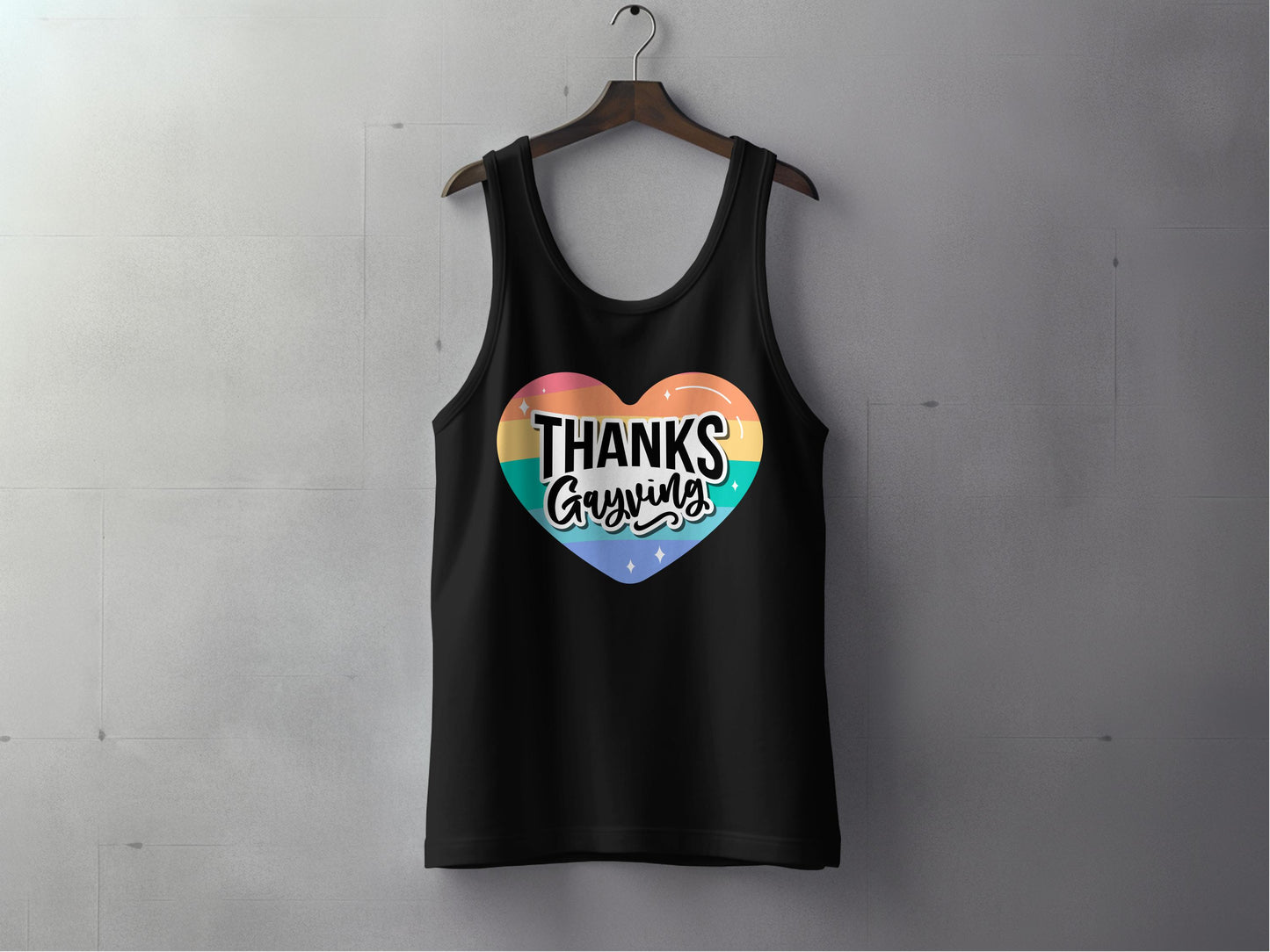 Thanks Gayming Heart Graphic Tank Top product type
