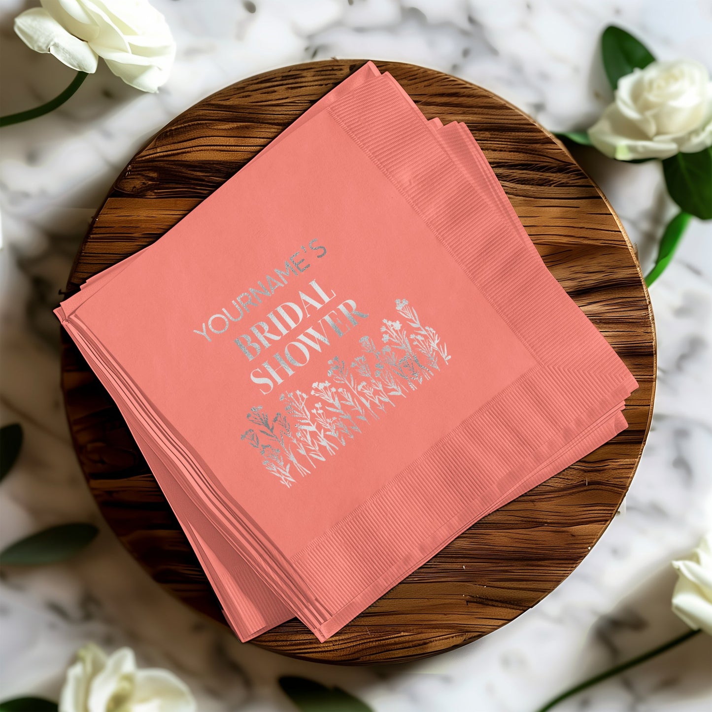 Personalized Bridal Shower Napkins product type