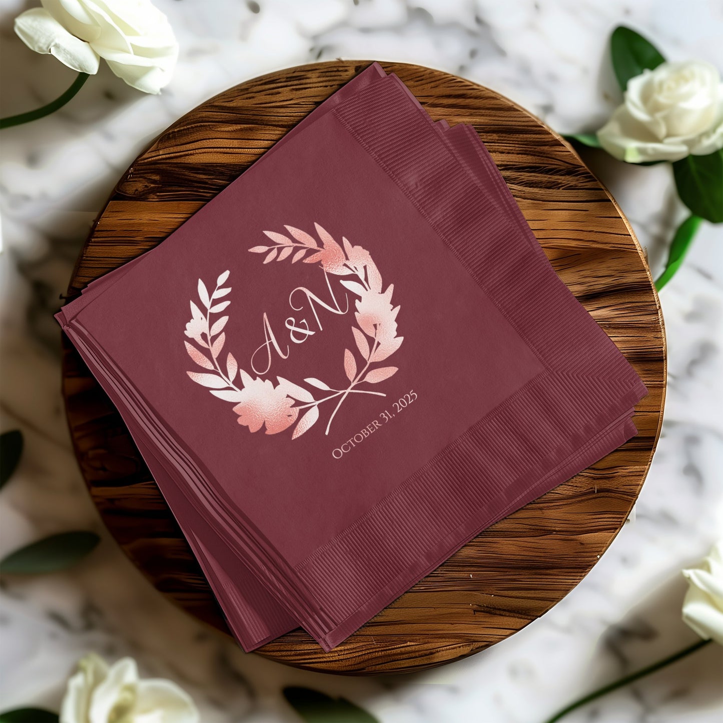 Personalized Wedding Reception Napkin product