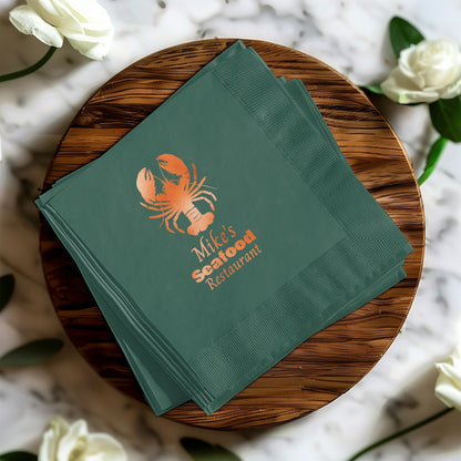 Mike's Seafood Restaurant Custom Napkins product type