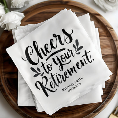 Cheers to Your Retirement Personalized Party Product