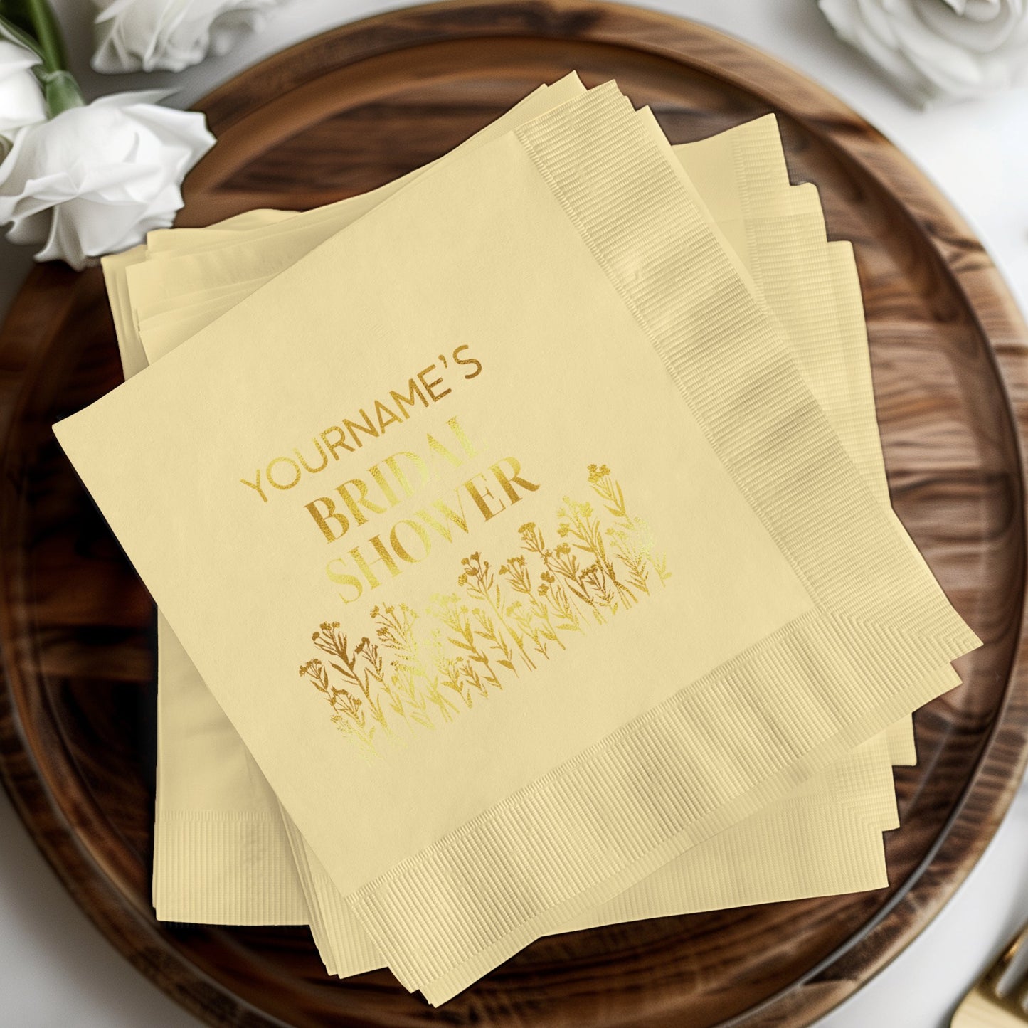 Personalized Yourname's Bridal Shower Napkin product