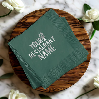 Personalized Custom Restaurant Name Napkin product