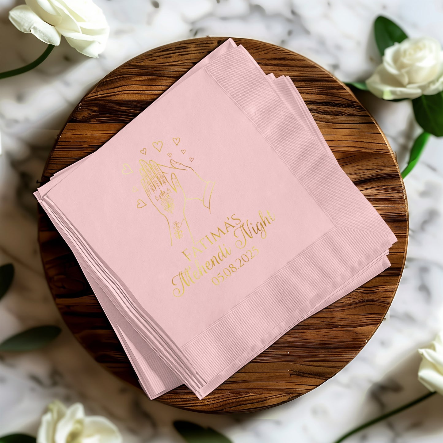 Personalized Bridal Shower Party Napkin product