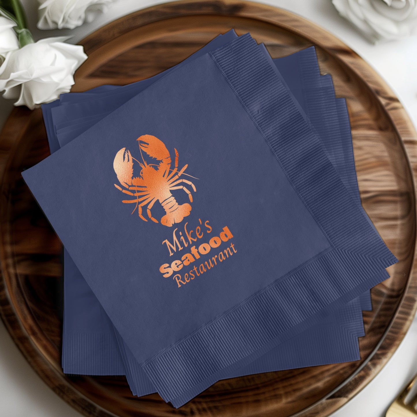 Mike's Seafood Restaurant Customized Napkin product