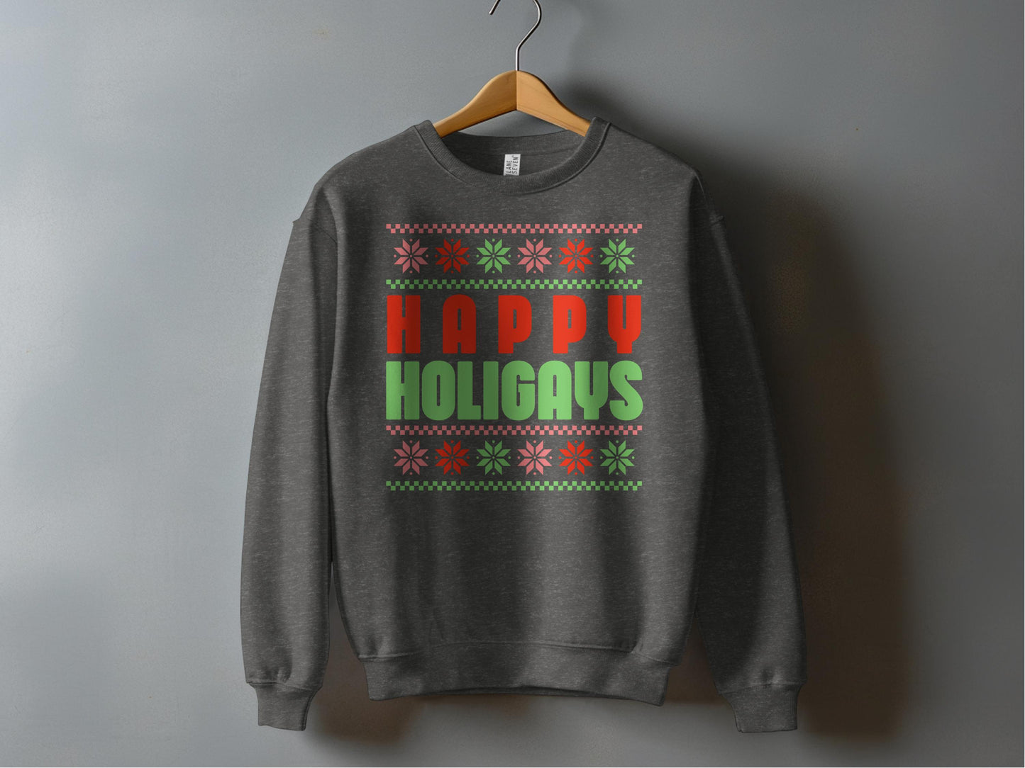 Happy Holigays Festive Ugly Holiday Sweatshirt product