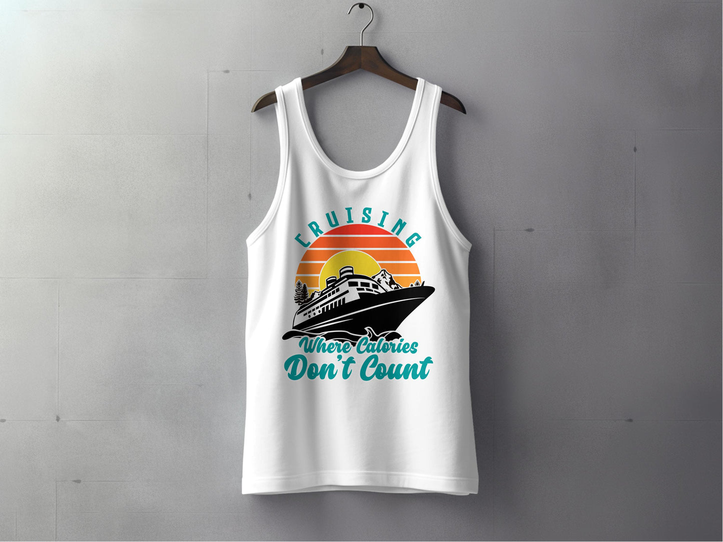 Cruising Where Calories Don't Count Tank Top product
