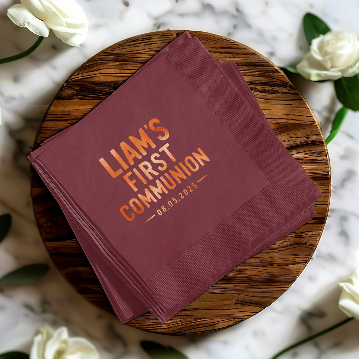 Liam's First Communion Celebration Napkins product type