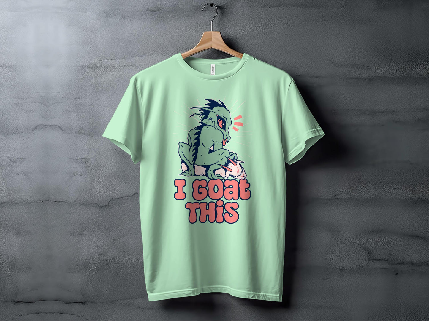 I Goat This Fun Graphic Design T-shirt product