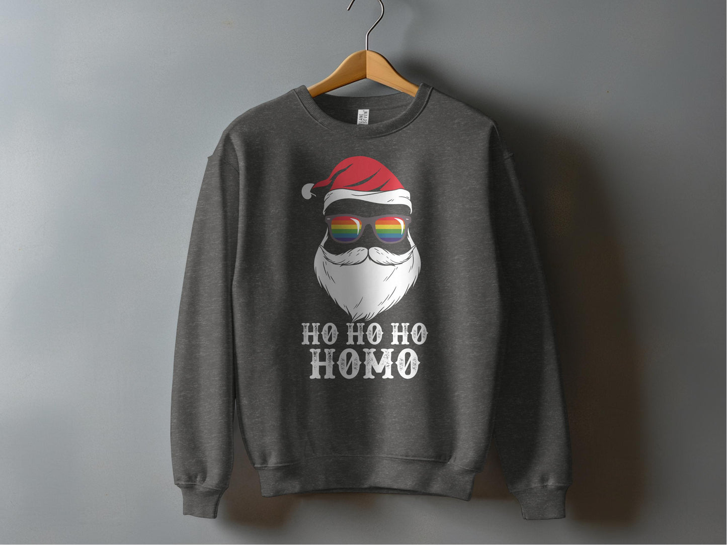 Santa Claus Rainbow Sunglasses Christmas Sweater product