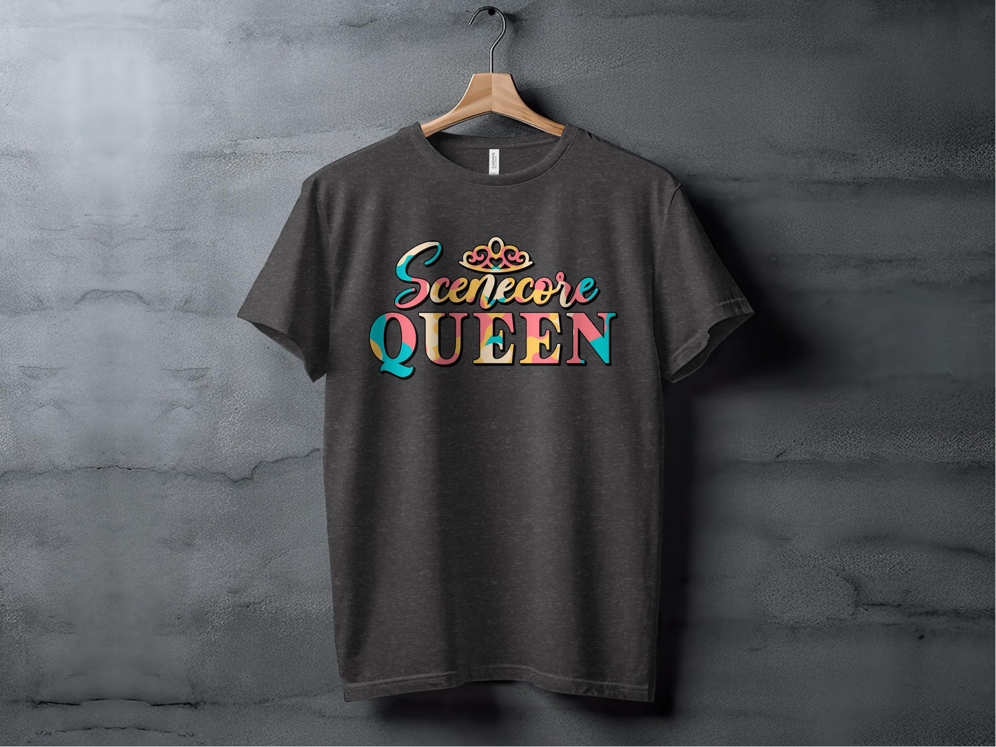 Scenecore Queen Statement Graphic Tee shirt product type