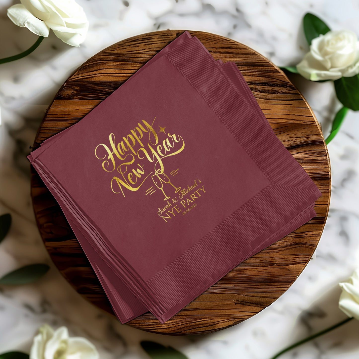 Personalized Happy New Year Party Napkins product