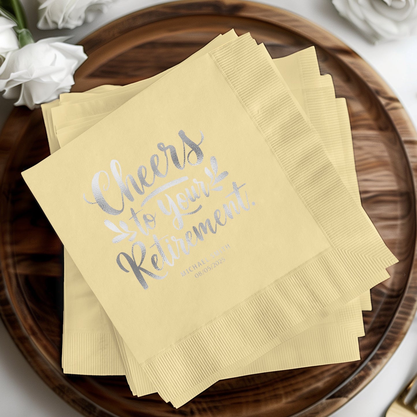 Cheers to Your Retirement Party Napkins product