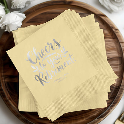 Cheers to Your Retirement Party Napkins product