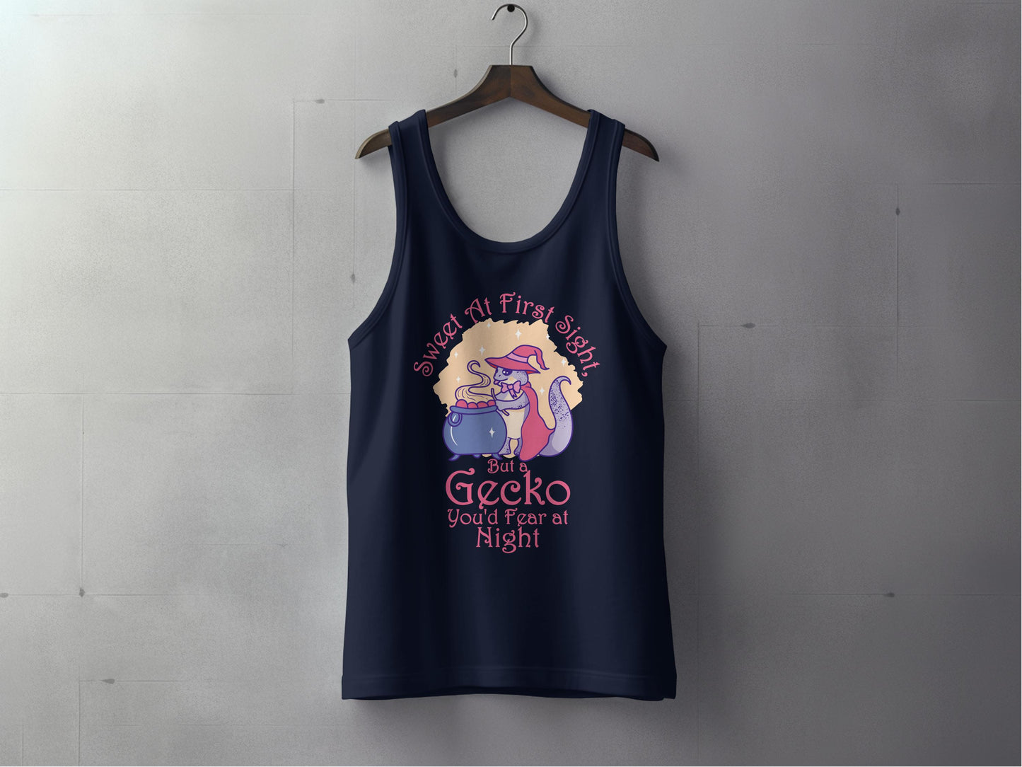 Sweat At First Sight Gecko Graphic Tank Top product type