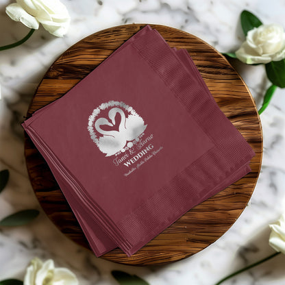 Elegant Personalized Wedding Napkins product