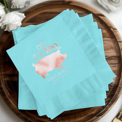I do BBQ Custom Printed Party Napkins product