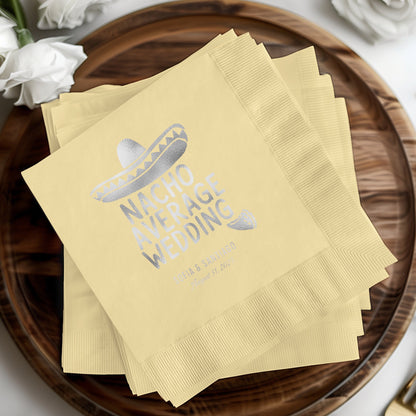 Nacho Average Wedding Custom Party Napkins product