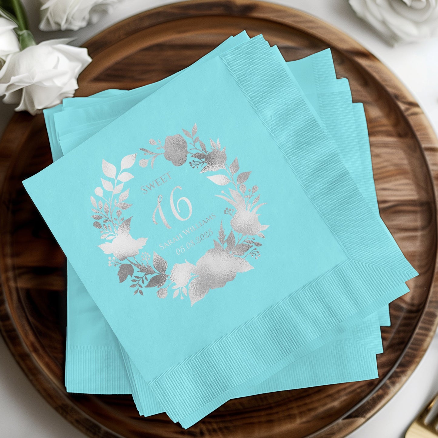 Sweet 16 Personalized Napkins Party product type