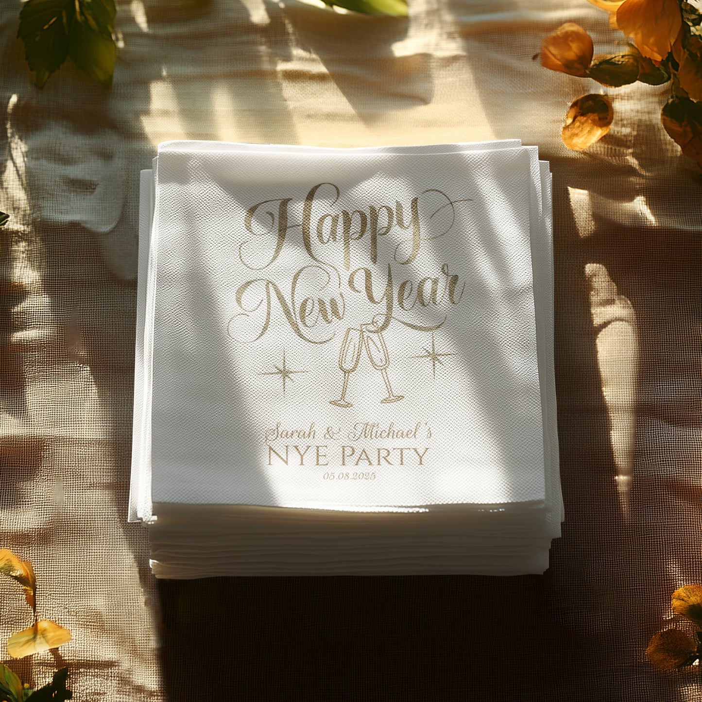 Happy New Year Custom Party Napkin product