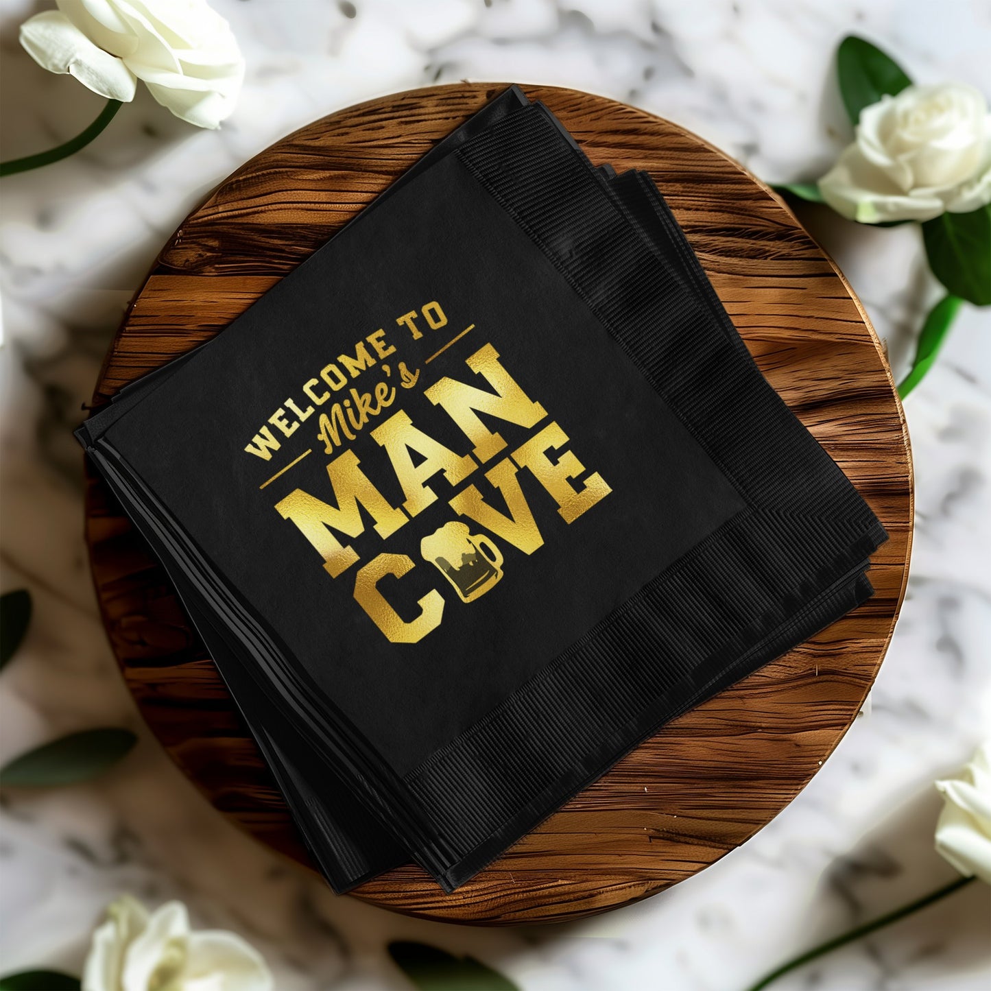 Welcome to Mike's Man Cave Party Decor Product