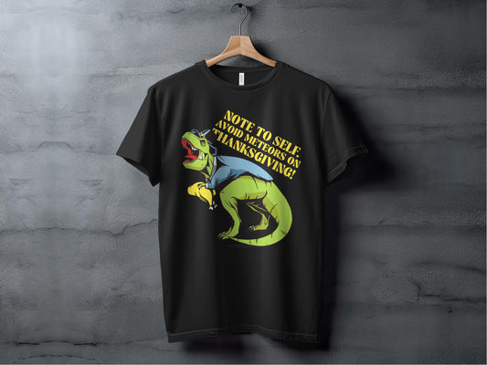 Funny Dinosaur Thanksgiving Graphic T-shirt product