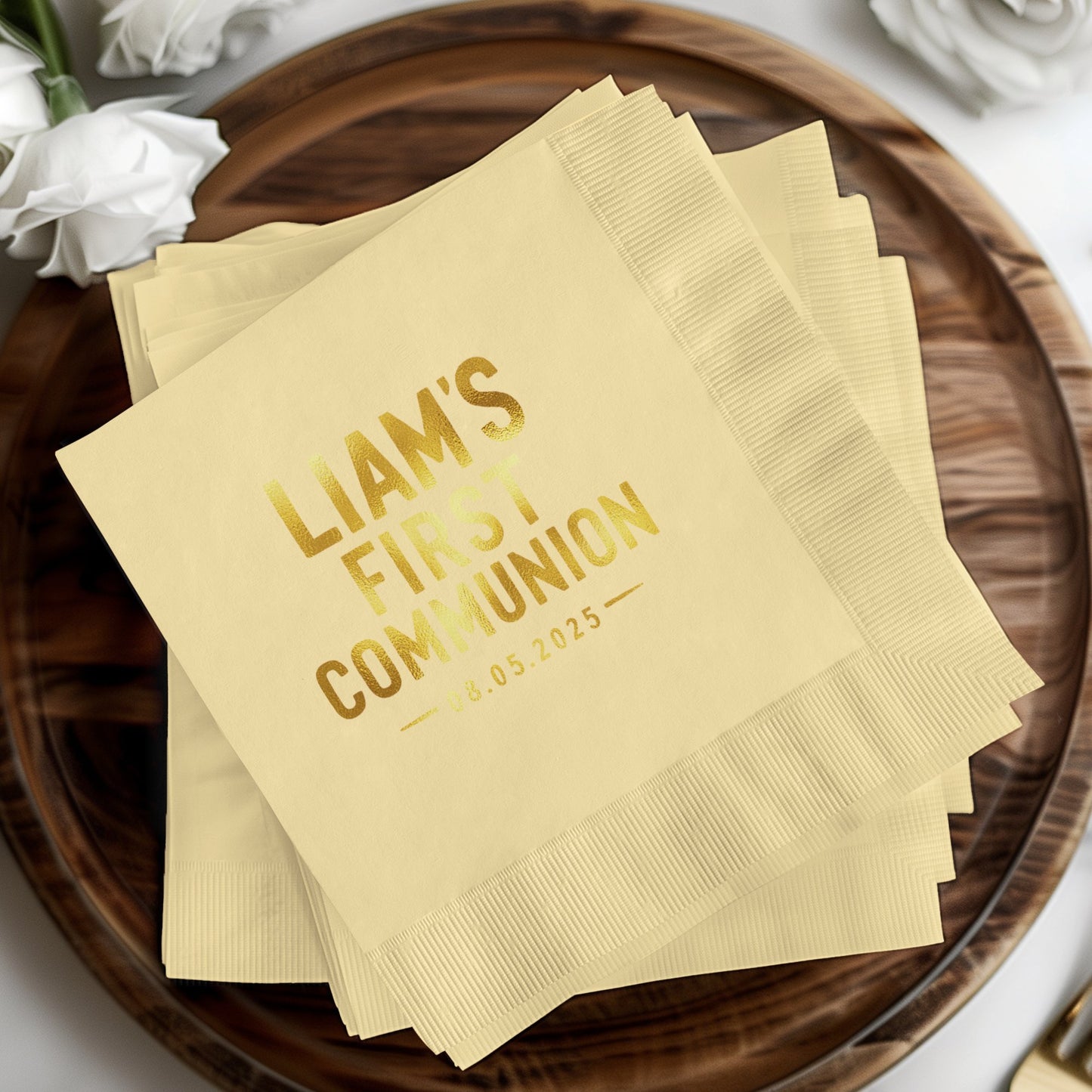 Personalized Liam's First Communion Product
